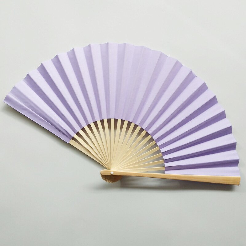 Paper Fan Factory - OEM Colored Blank Folding Fan Children's Painting Diy Handmade Preschool Education
