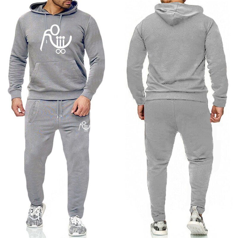 Hoodies Set Factory - OEM High Quality Custom Design Fleece Sports Jogging Two Piece