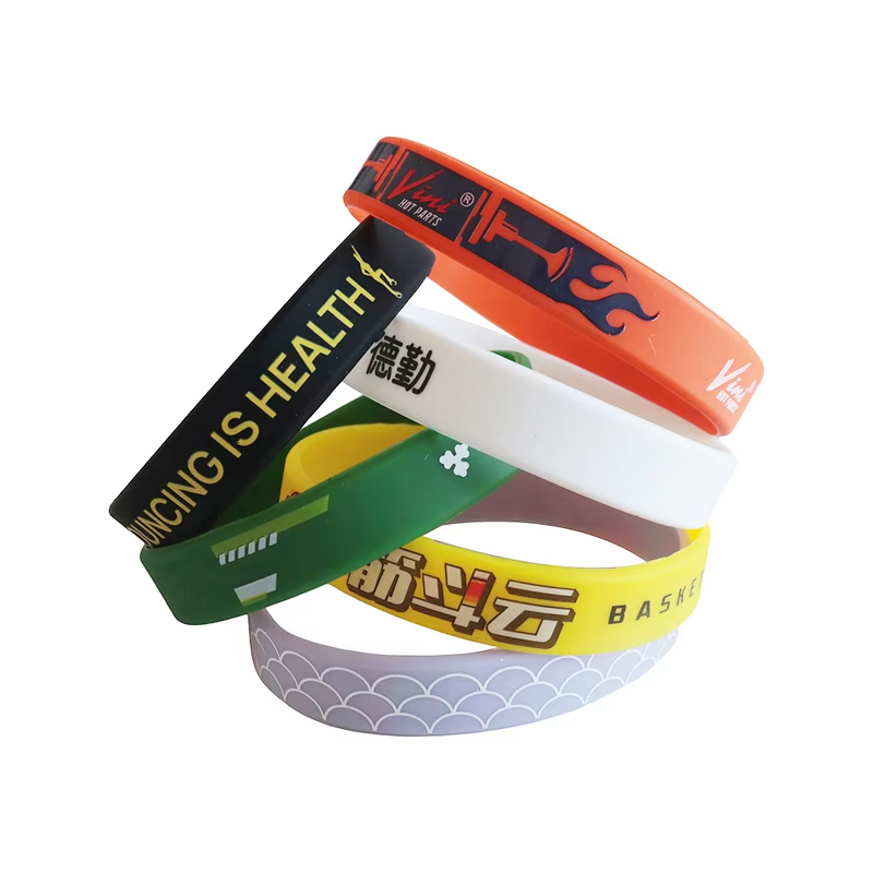 Silicone Bracelet Factory - OEM Custom En Rfid Glow in Dark Rubber Silicone Wristband Gift Events