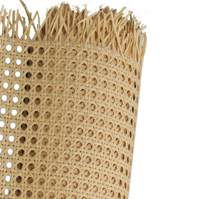 Rattan Cane Webbing Factory - OEM Wholesale Open Mesh Natural Raw Material Woven Roll for Furniture Manufacturer