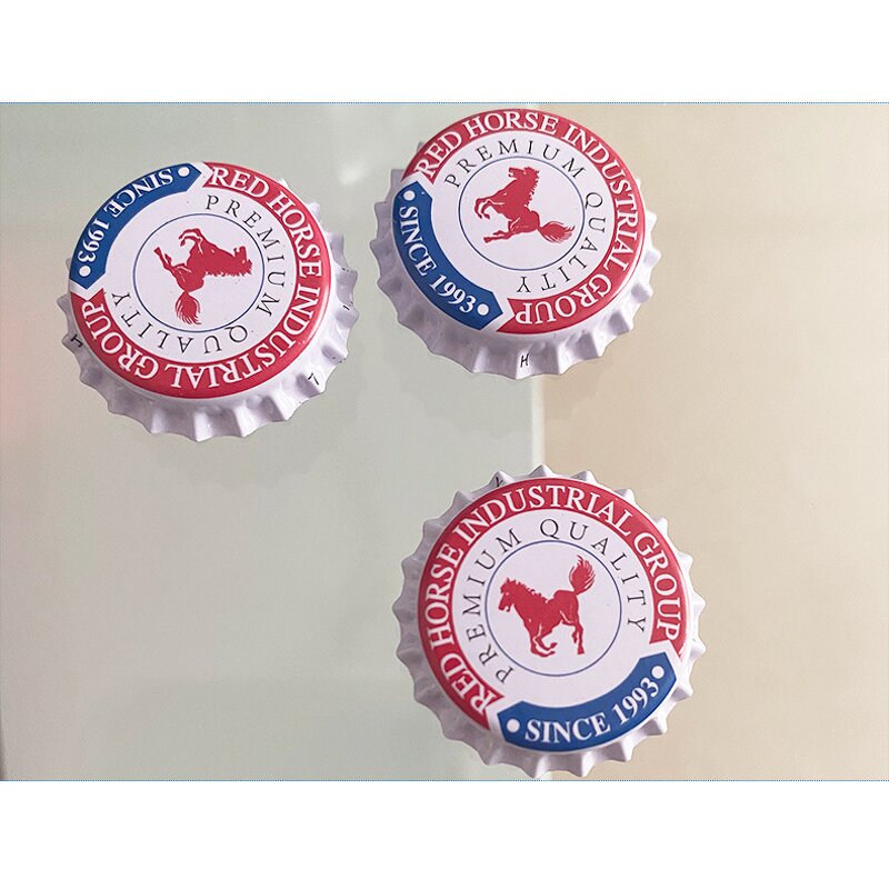 Bottle Cap Badge Factory - OEM Custom Design Logo Printed Tinplate Beer Cap Pin Button Pin Gift