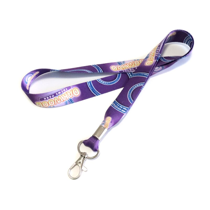 Custom Lanyards Factory - OEM Breakaway Sublimation Keychain With Logo Polyester