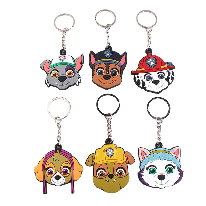 Keychain Pendant Factory - OEM Hot Sales Cute Dog Rubber Backpack Decoration