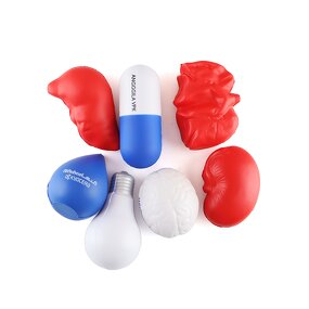 Pill Stress Ball Factory - OEM Novelty Custom Logo Promotion Release Pressure Anti PU Squishy Toys