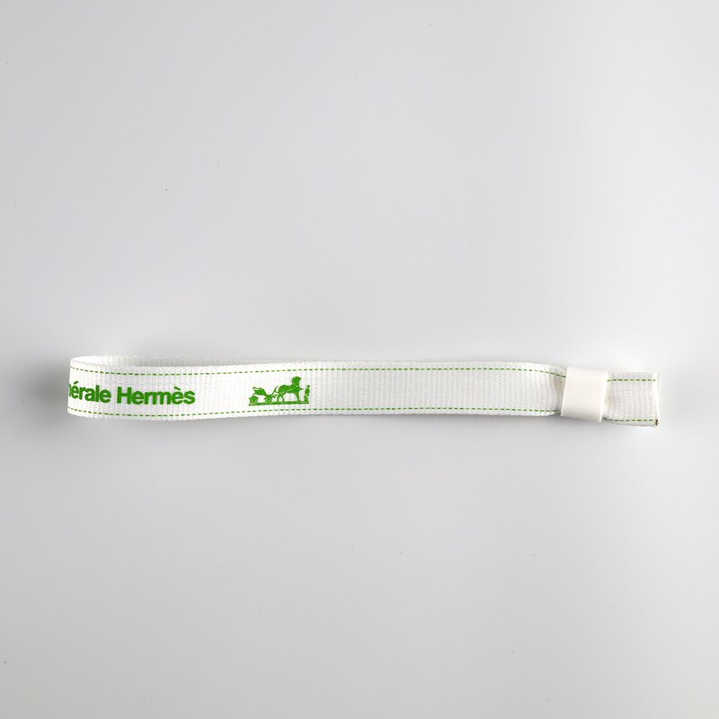 Event Wrist Bands Factory - OEM Custom Adjustable Eco Friendly Woven Fabric Lanyards Bracelet