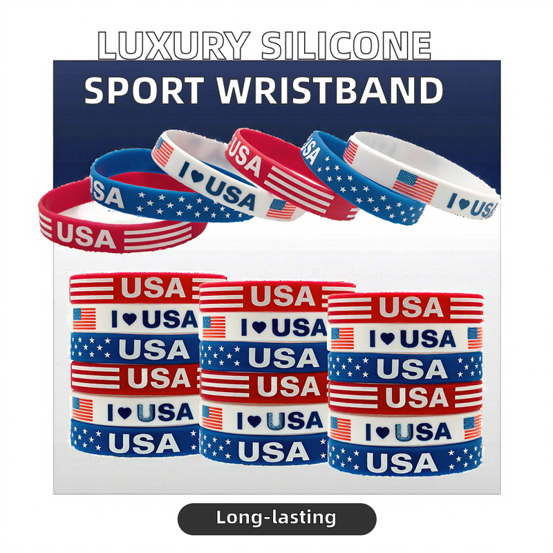Silicone Wristband Factory - OEM Custom Printed Embossed Waterproof Durable Fashion
