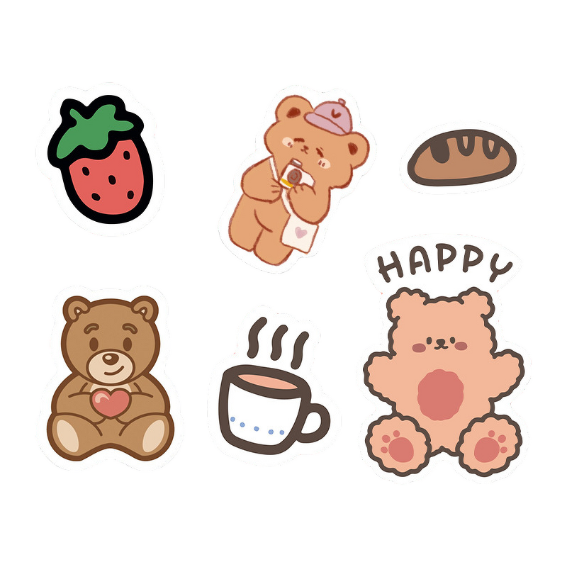 Lenticular Sticker Factory - OEM Custom Print Logo Die Cut Vinyl Packaging Labels Set Pack 100 Pcs