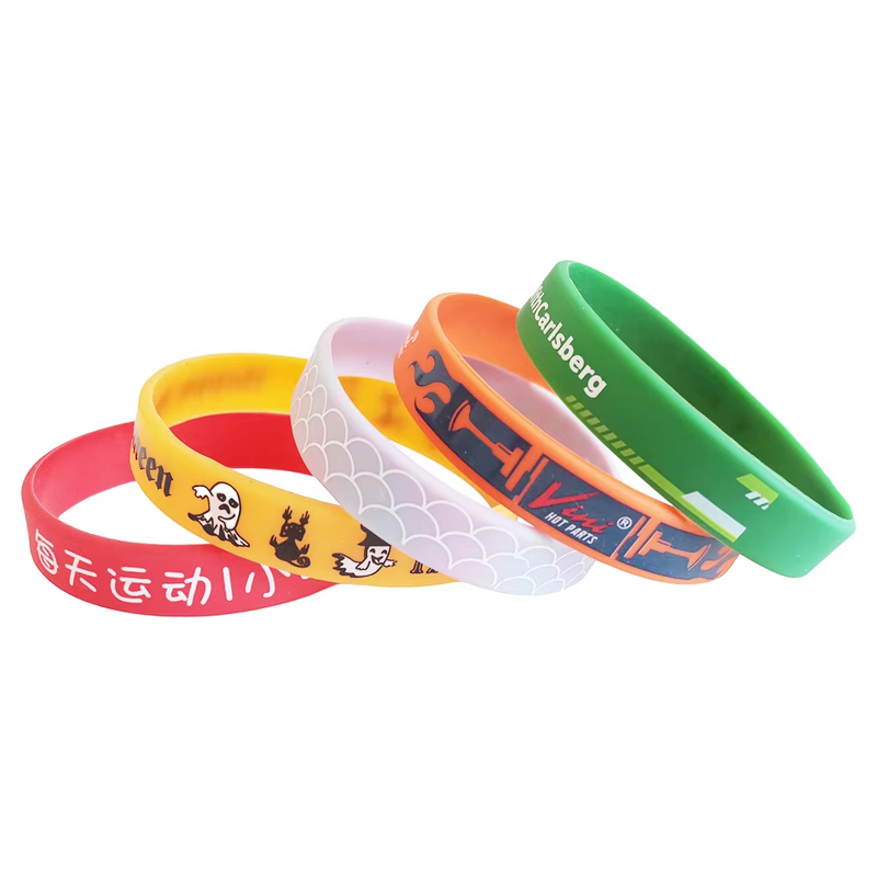 Silicone Bracelet Factory - OEM Custom En Rfid Glow in Dark Rubber Silicone Wristband Gift Events