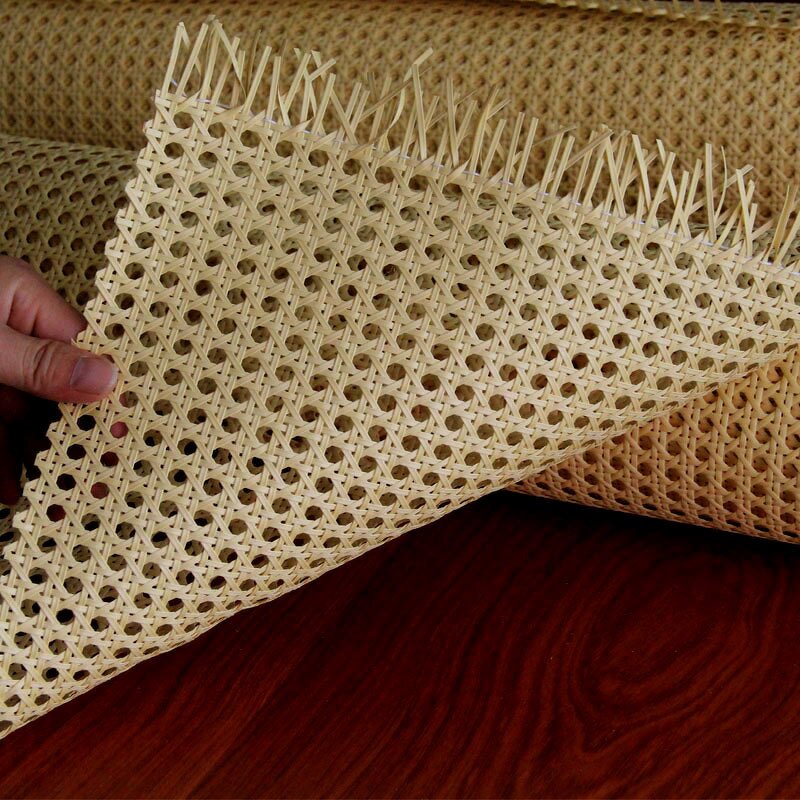 Rattan Cane Webbing Factory - OEM Wholesale Open Mesh Natural Raw Material Woven Roll for Furniture Manufacturer