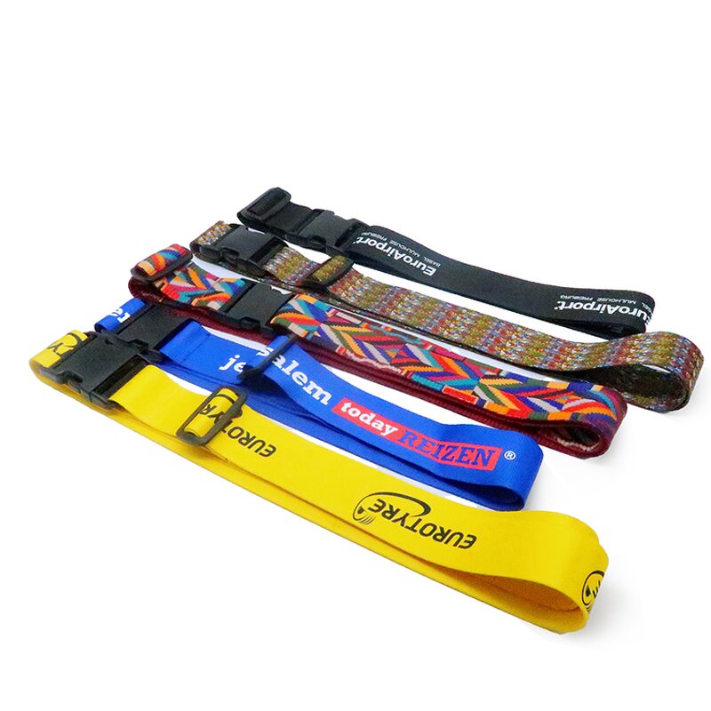 Luggage Strap Factory - OEM Wholesale Custom Logo Elastic Adjustable Suitcase Belts With Detach Belt