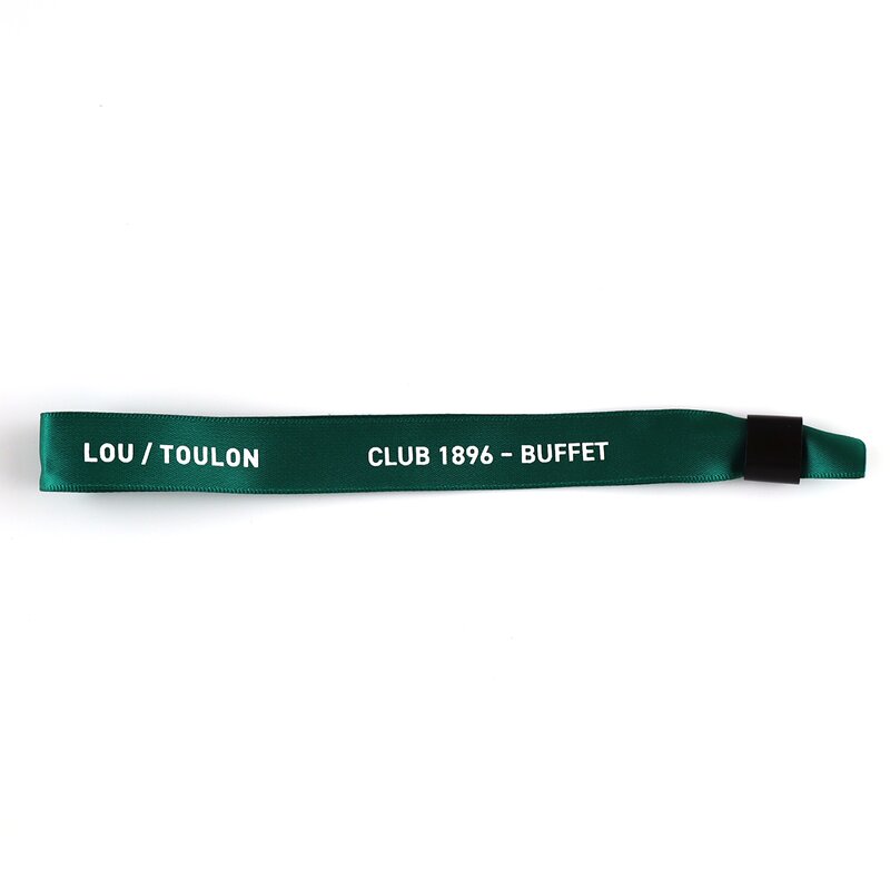 Woven Wristband Factory - OEM Promotional Adjustable Event Custom Festival Fabric Lanyards Bracelet