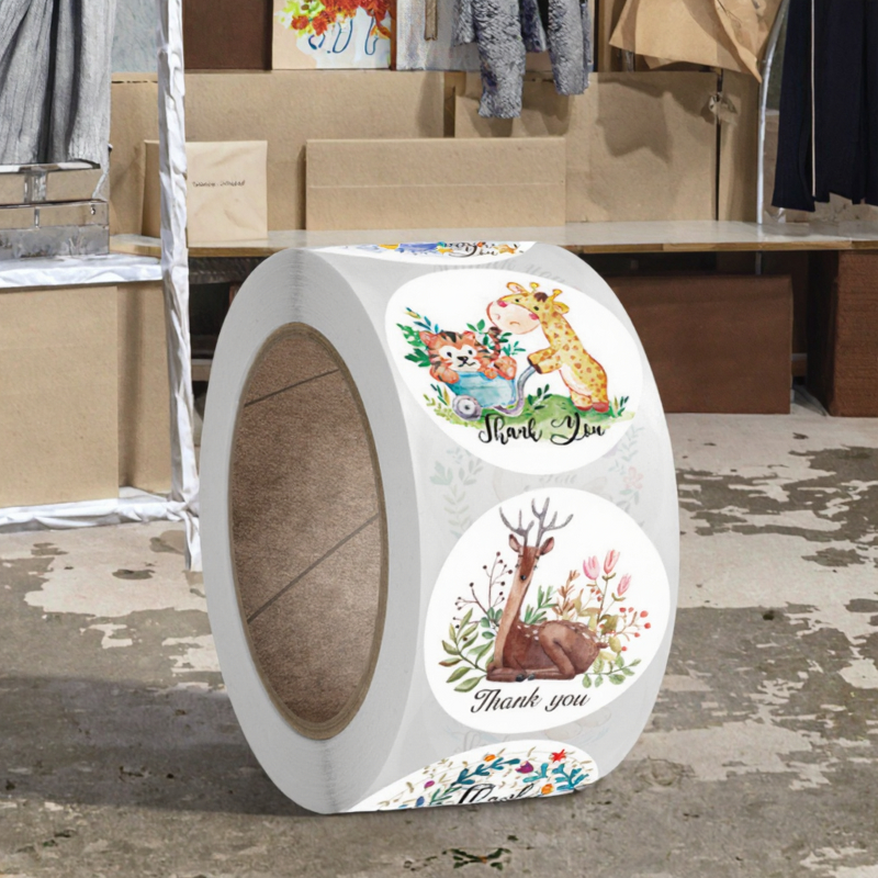 Sealing Decals Factory - OEM Custom Crystal Heart Shaped Labels Roll for Decoration