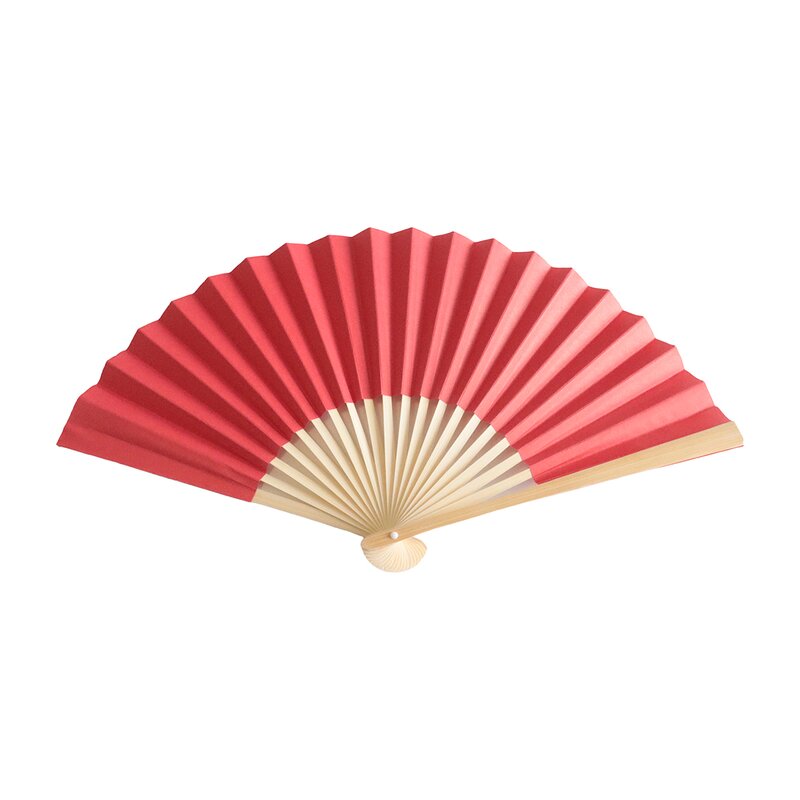 Paper Fan Factory - OEM Promotional Blank Bamboo Handle Folding Hand Fan Children's Graffiti