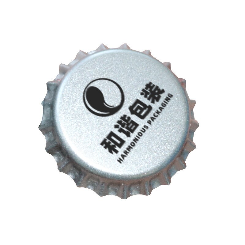 Beer Bottle Caps Factory - OEM Wholesale Customized Cheap Price Printed White Black Gold Glass 26 mm Crown