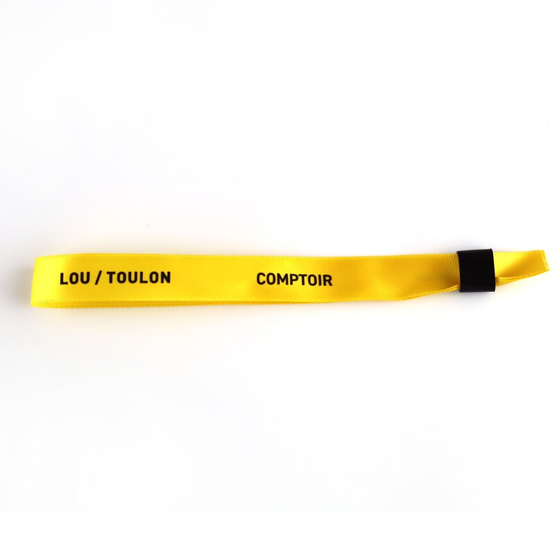 Woven Wristband Factory - OEM Promotional Adjustable Event Custom Festival Fabric Lanyards Bracelet