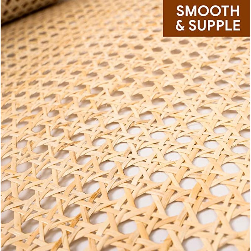 Rattan Cane Webbing Factory - OEM Wholesale Open Mesh Square Pattern Natural Jute Roll for Home Furniture
