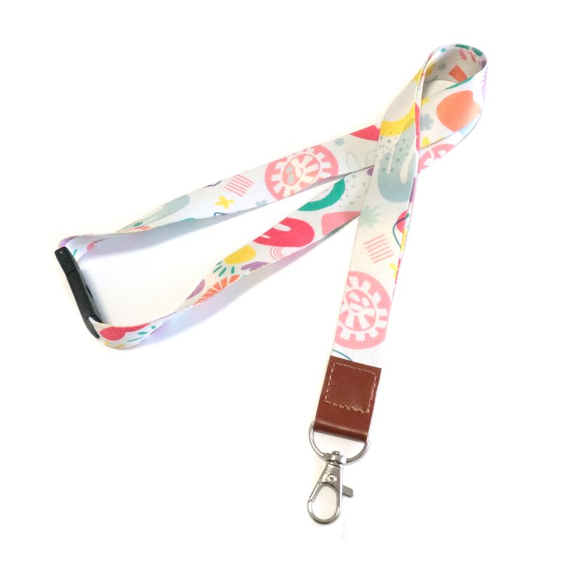 Nylon Lanyard Factory - OEM Cheap Custom Logo Polyester Neck Sublimation Printed Eco-friendly