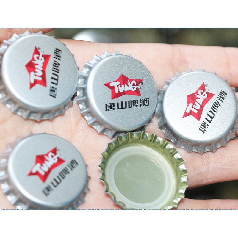 Beer Bottle Caps Factory - OEM Wholesale Customized Cheap Price Printed White Black Gold Glass 26 mm Crown