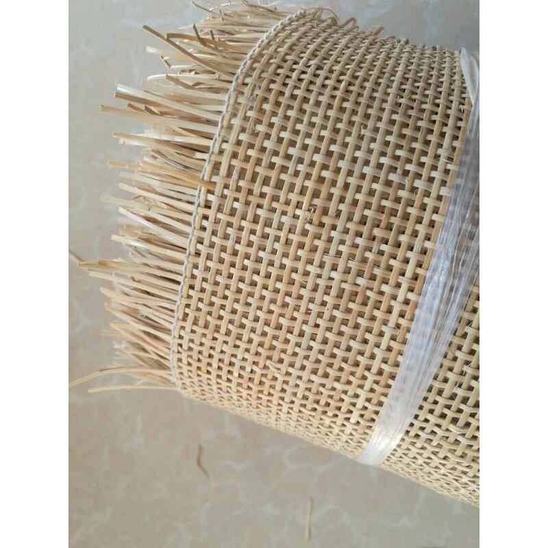 Rattan Cane Webbing Factory - OEM Wholesale Open Mesh Natural Raw Material Woven Roll for Furniture Manufacturer