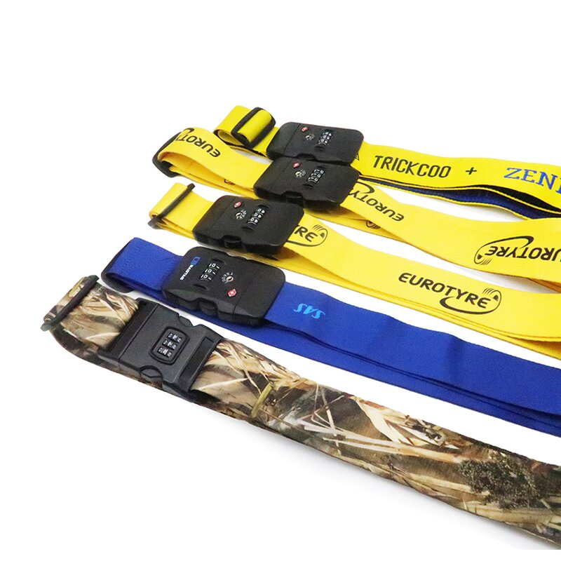 Luggage Security Strap Factory - OEM High Quality for Suitcase Packing Belt Adjustable With Password Lock