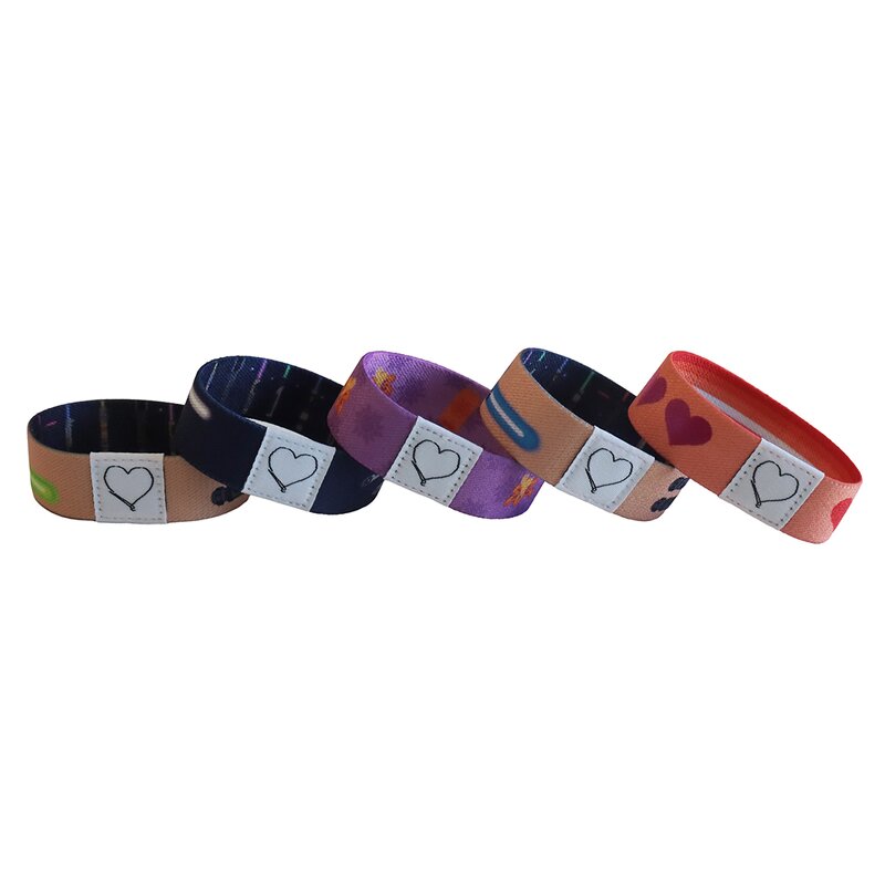 Polyester Bracelet Factory - OEM Cheap Custom Fashion Elastic Woven NFC Wristband