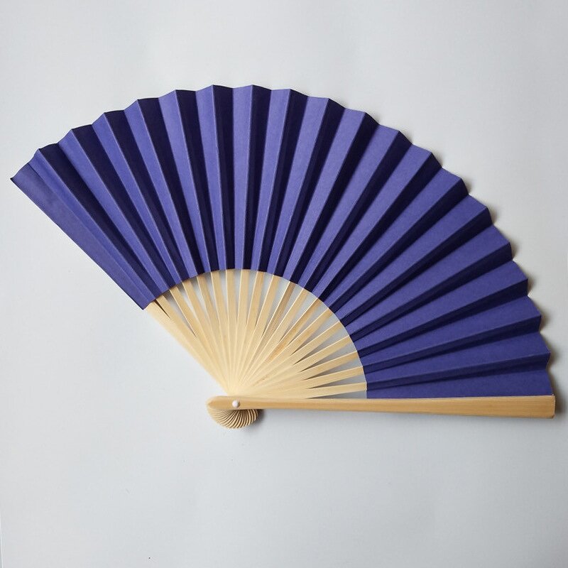 Paper Fan Factory - OEM Colored Blank Folding Fan Children's Painting Diy Handmade Preschool Education
