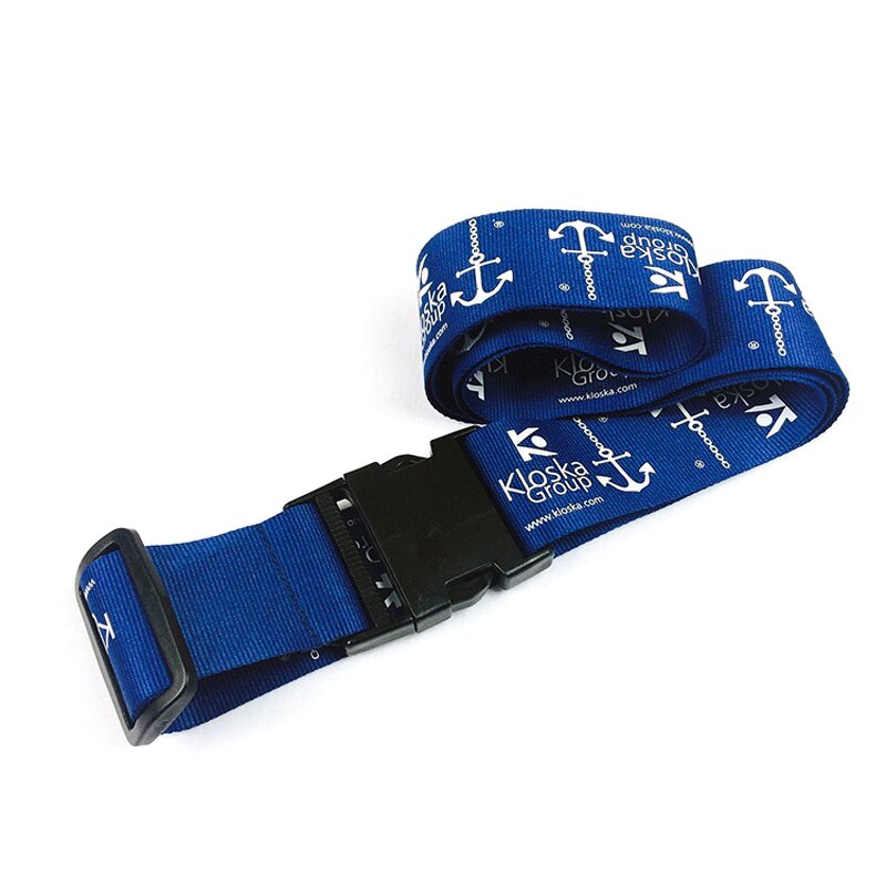 Suitcase Bind Strap Factory - OEM Promotional Adjustable TSA Lock Scale Luggage Strap Belt