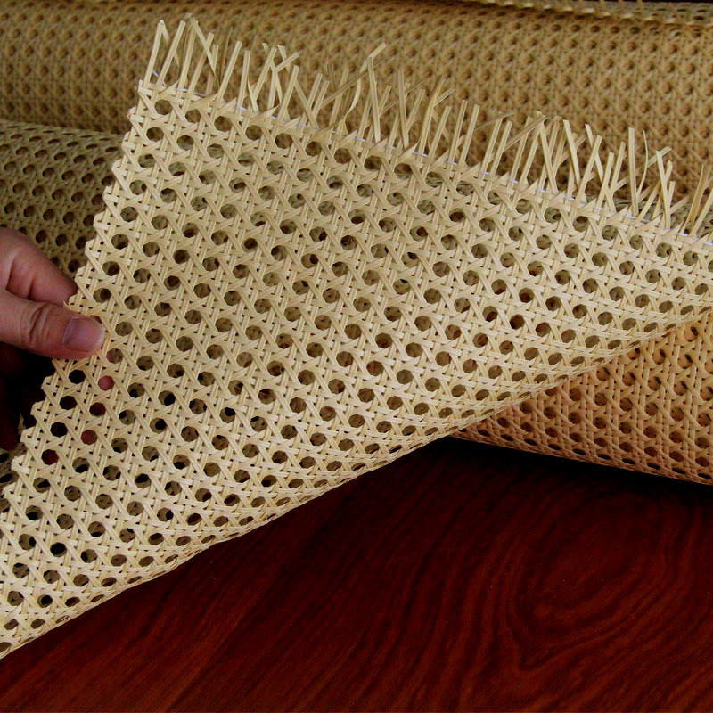 Rattan Cane Webbing Factory - OEM Factory High Quality Natural Mesh Woven Roll for Furniture
