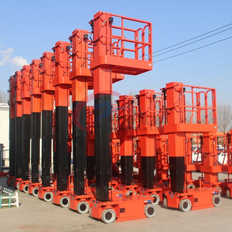 Man Lift Manufacturer - CE ISO 3.6-8m Stable Steel Mast Mobile Mini Lift