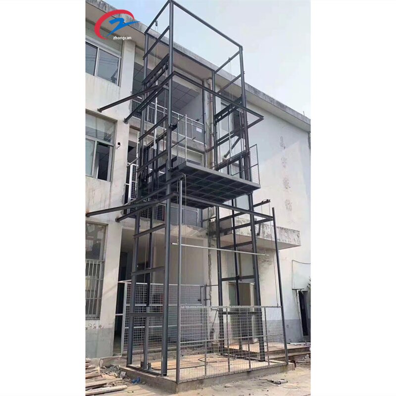 Goods Lift Manufacturer - 10m 1000-5000kg Wall Mounted Hydraulic Freight Elevator