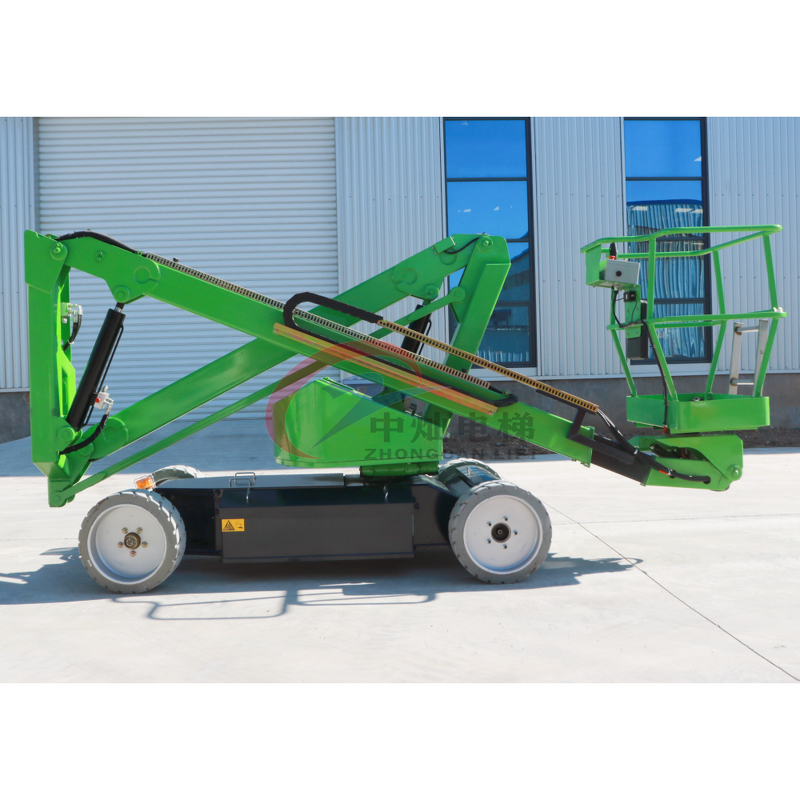 Boom Lift Manufacturer - 12m Mobile Hydraulic Self-Propelled Aerial Arm Lift