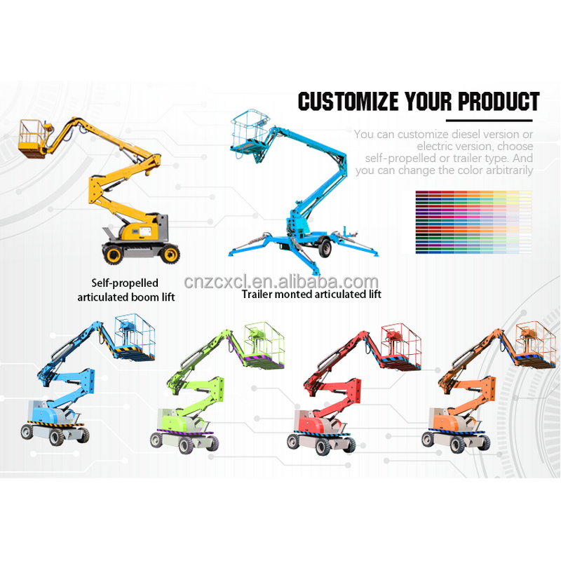 Spider Lift Manufacturer - Electric/Diesel Articulated Aerial Work Platform