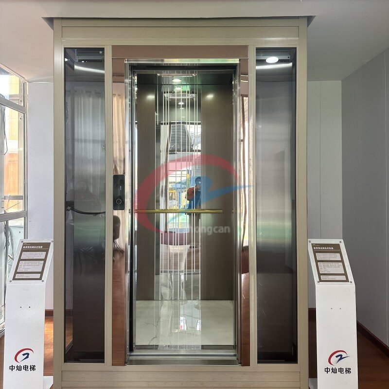 Home Elevator Manufacturer - Custom Stainless Steel Hydraulic Villa Elevator