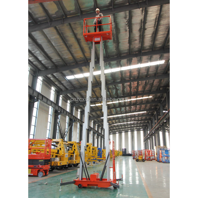 Man Lift Manufacturer - CE 4-12m 100kg Electric Aluminum Alloy Portable Lift