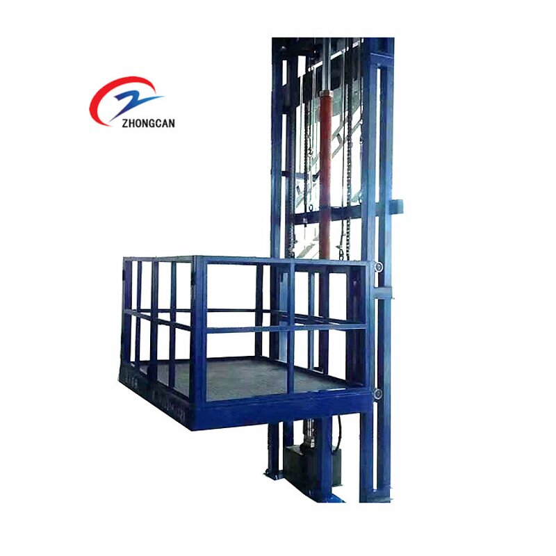 Cargo Elevator Manufacturer - Electric Single Guide Rail Vertical Hydraulic Lift
