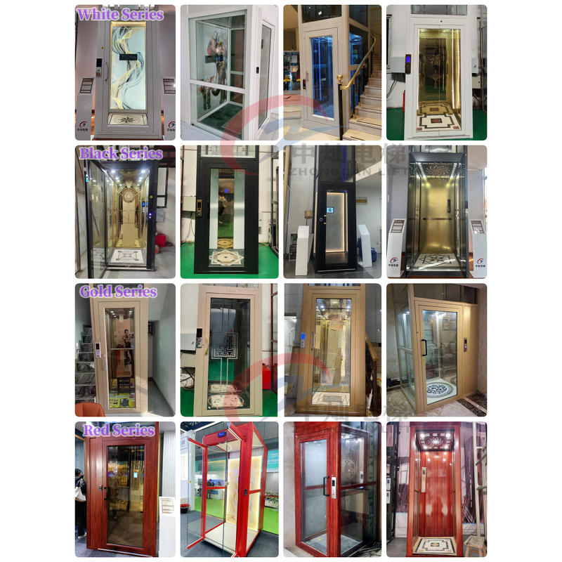 Home Elevator Manufacturer - Glass Panoramic Hydraulic Villa House Elevator