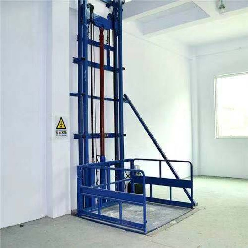 Cargo Elevator Manufacturer - Electric Single Guide Rail Vertical Hydraulic Lift