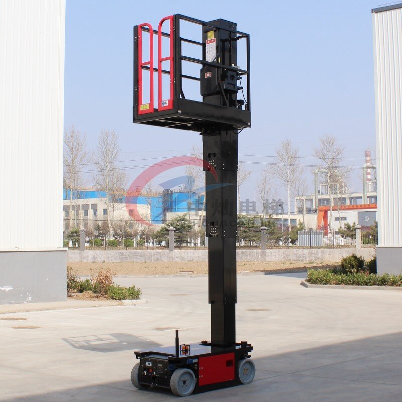 Man Lift Manufacturer - Small Battery Powered Telescopic Hydraulic Mast Lift