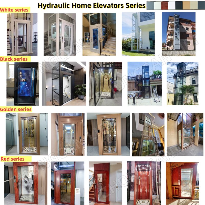 Home Elevator Manufacturer - Modern Small Glass Residential Villa Elevator