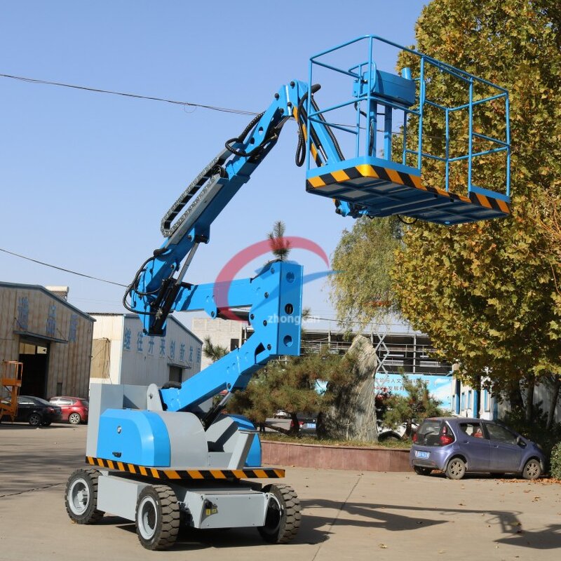 Boom Lift Manufacturer - 360 Degree Rotation Electric Self-Propelled Lift
