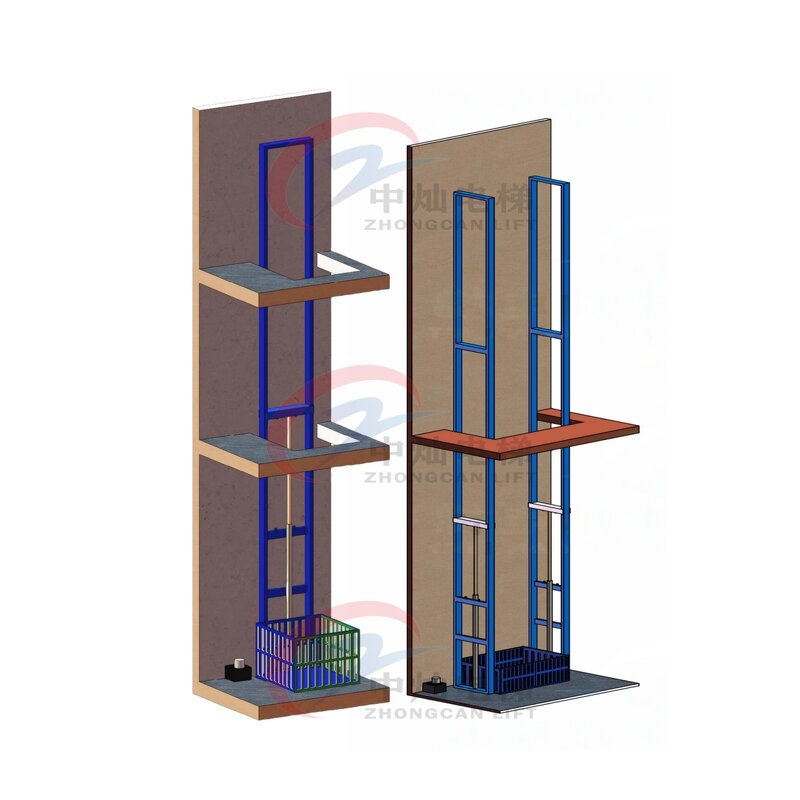 Goods Lift Manufacturer - Industrial Small Wall Mounted Vertical Cargo Lift