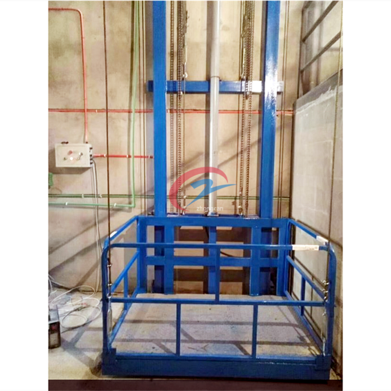 Cargo Elevator Manufacturer - Electric Single Guide Rail Vertical Hydraulic Lift