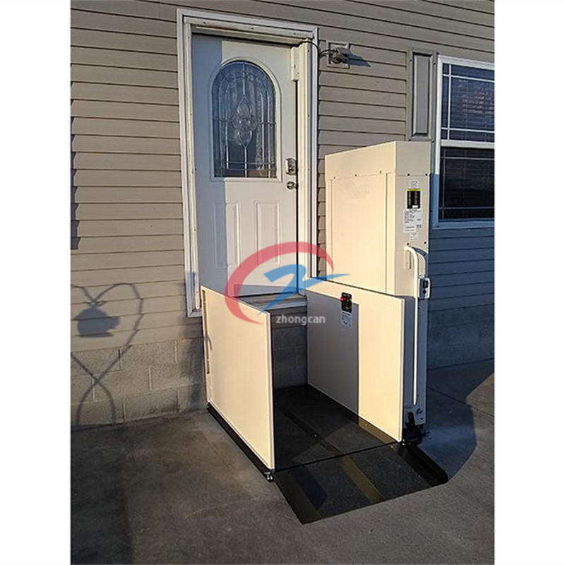 Wheelchair Lift Manufacturer - Small Home Half-Enclosed Vertical Platform Lift