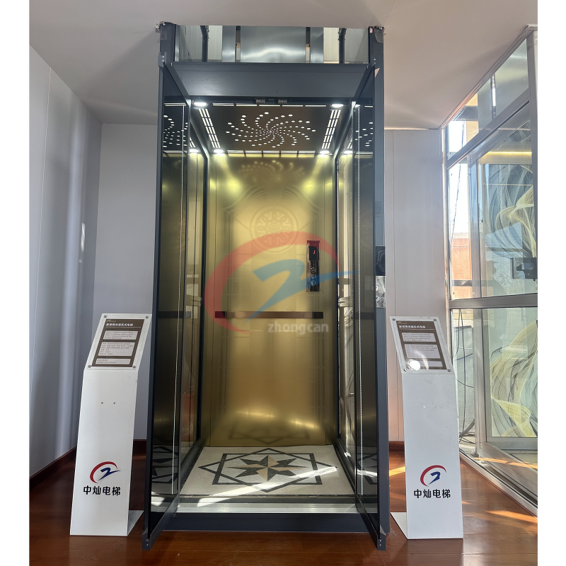 Home Elevator Manufacturer - Modern Small Glass Residential Villa Elevator