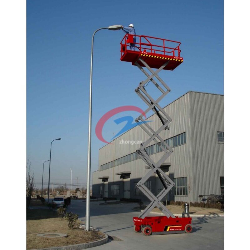 Scissor Lift Manufacturer - 10m Window Cleaning Electric Portable Lift