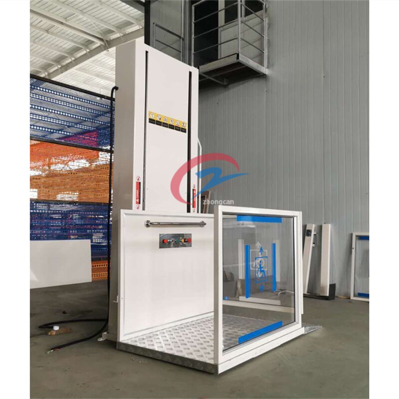 Wheelchair Lift Manufacturer - Small Home Half-Enclosed Vertical Platform Lift