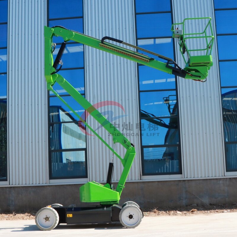Boom Lift Manufacturer - 12m Mobile Hydraulic Self-Propelled Aerial Arm Lift