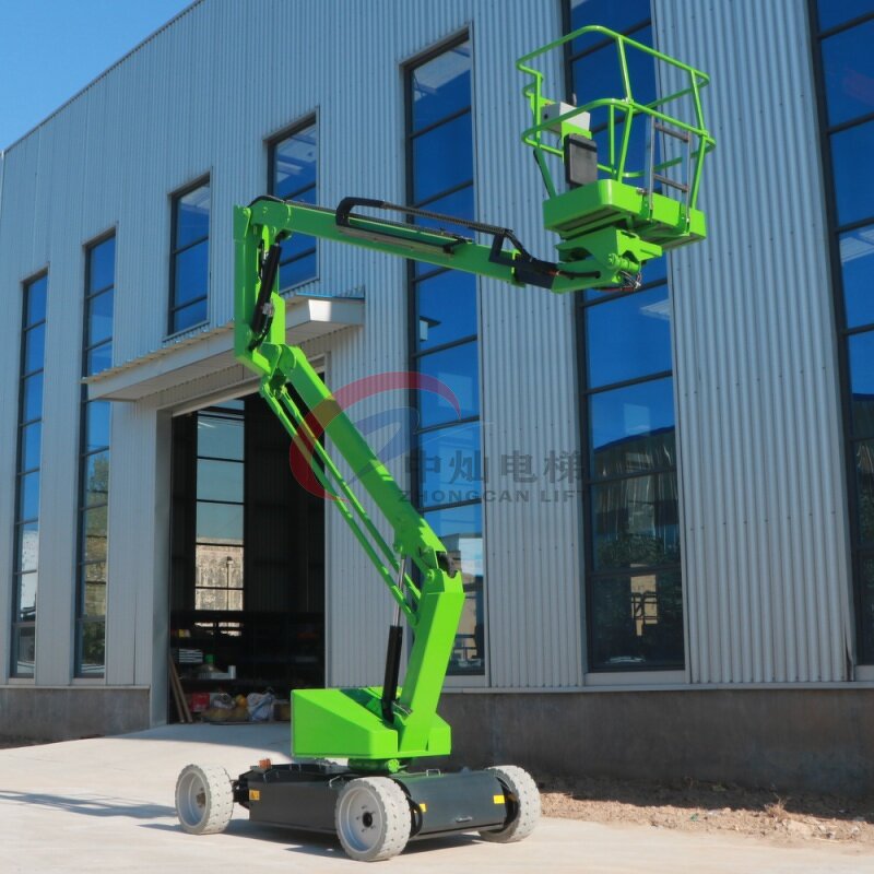 Boom Lift Manufacturer - 12m Mobile Hydraulic Self-Propelled Aerial Arm Lift