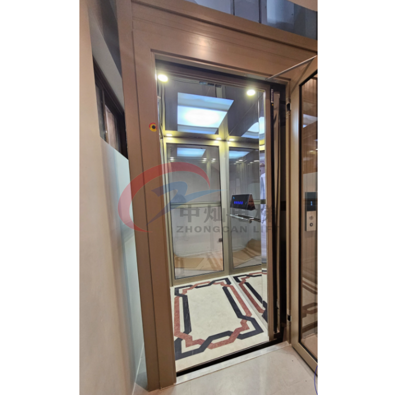 Home Elevator Manufacturer - Glass Panoramic Hydraulic Villa House Elevator