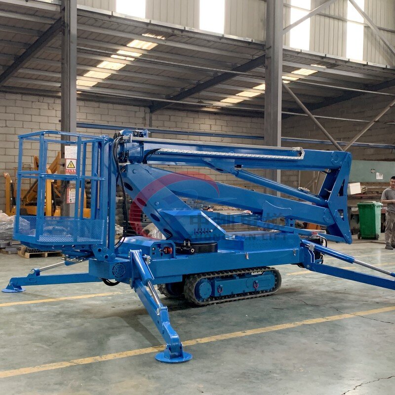 Boom Lift Manufacturer - Electric/Diesel Engine 16m Tracked Spider Boom Lift